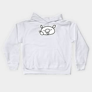 Okay Boo the kawaii pig. Kids Hoodie